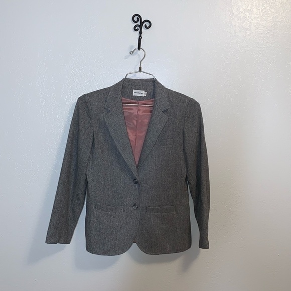 Emotions Women’s Wool Blazer, size 10, Gray - Picture 1 of 14